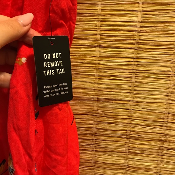 Express Floral Button Front Dress (NWT) - Picture 3 of 3